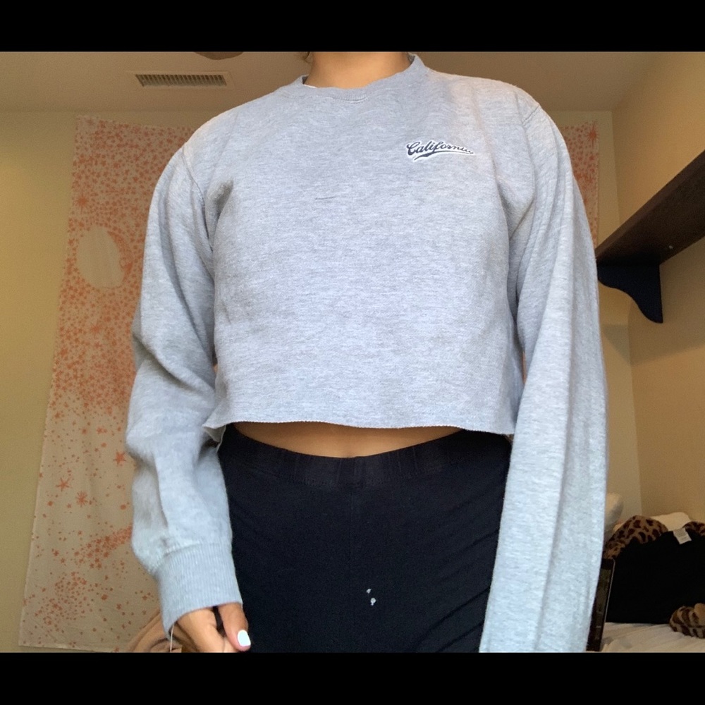 Brandy Melville cropped sweatshirt